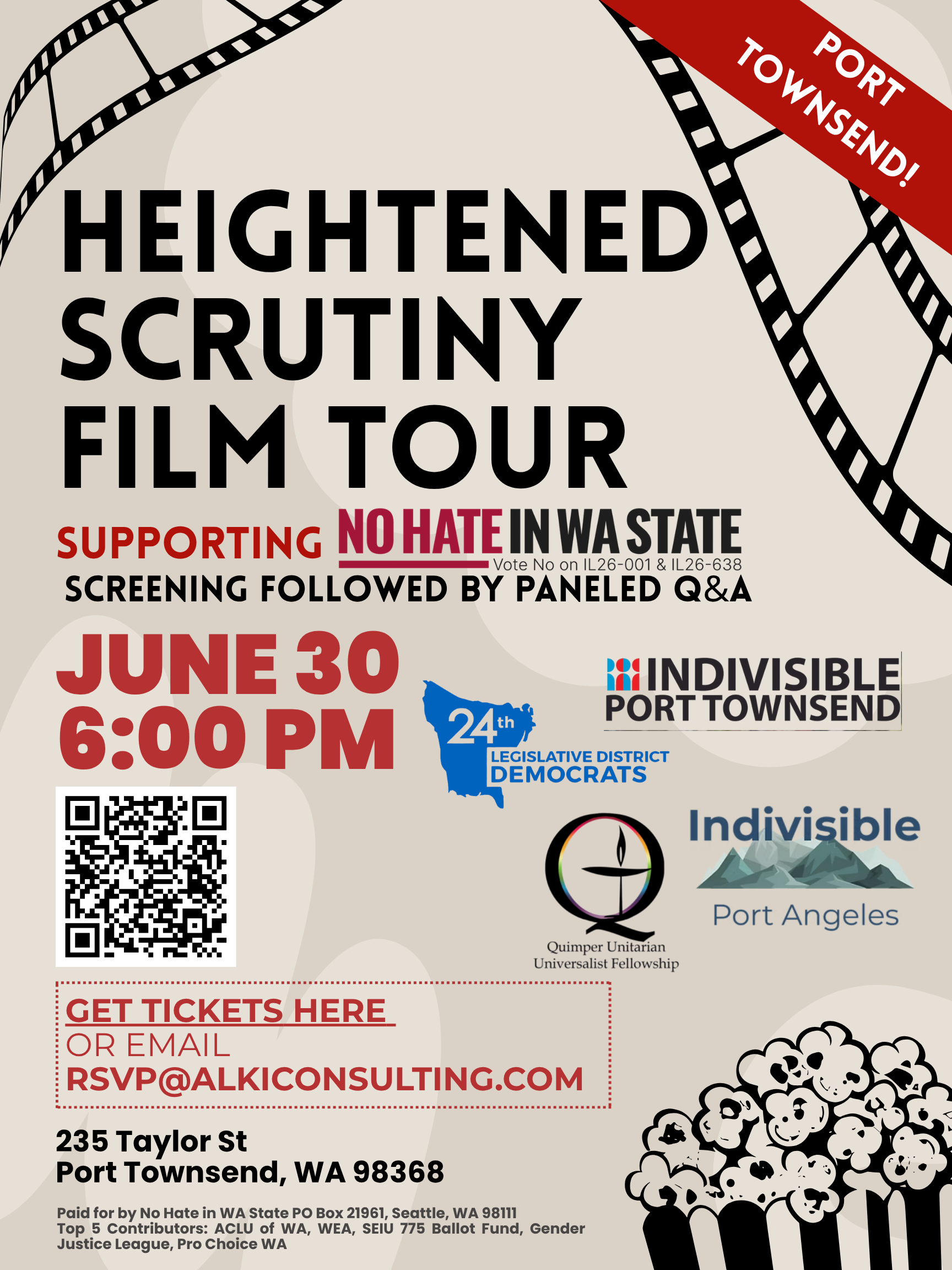 June 30 Attend Film - Heightened Scrutiny