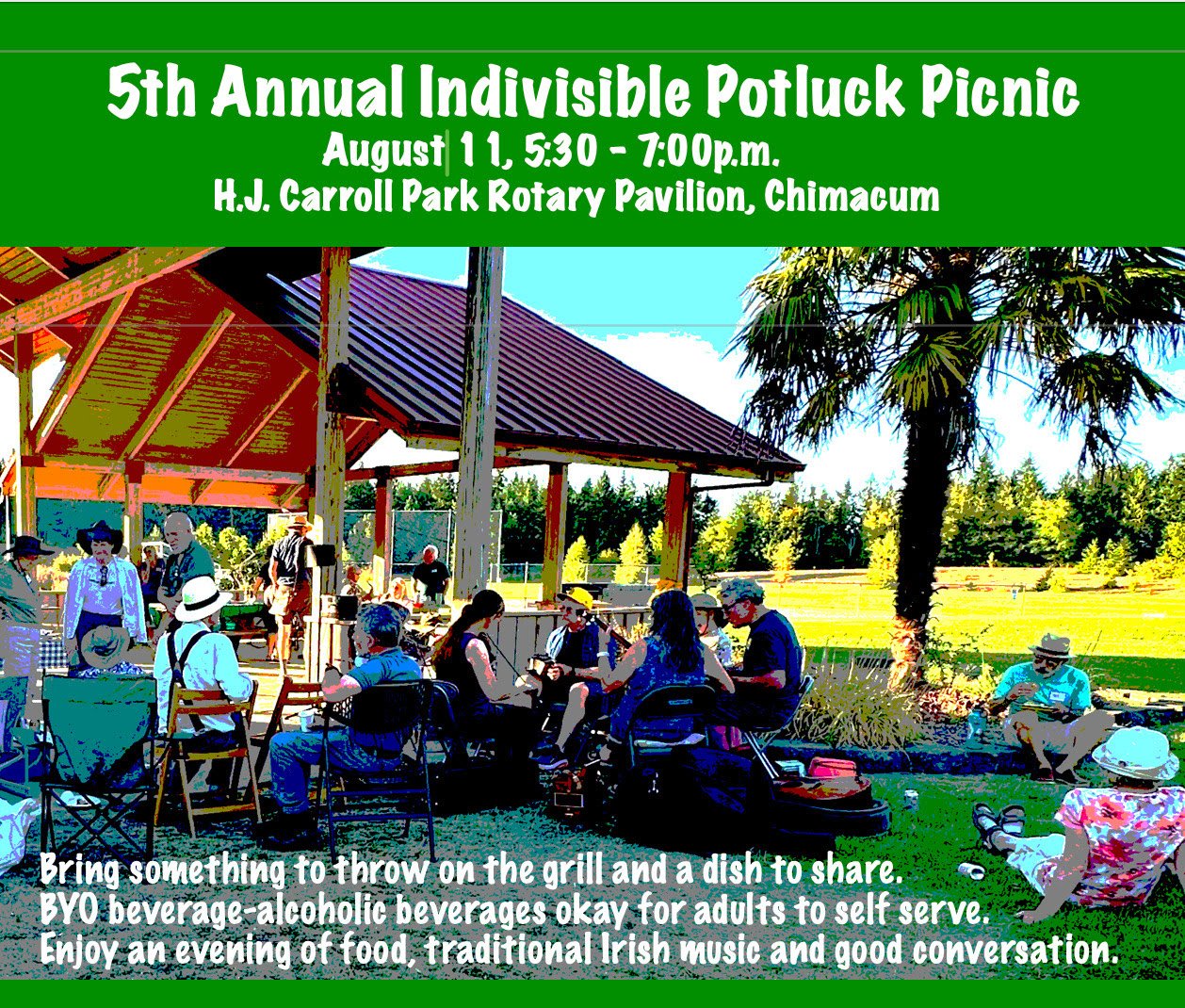 Aug. 11 Annual Picnic at HJ Carroll Park