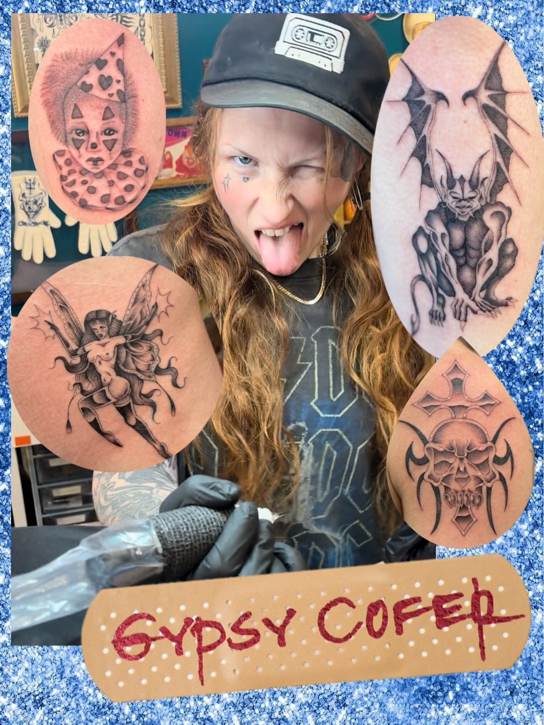 🤡 GUEST ARTIST: @trashball_clown 🤡 MARCH 15 🤡 We are super excited to announce that Gypsy will be working with us not only for 24 hours on Friday the 13th but also will be taking appointments ONE DAY ONLY 👀 on March 15th!! Contact her directly to