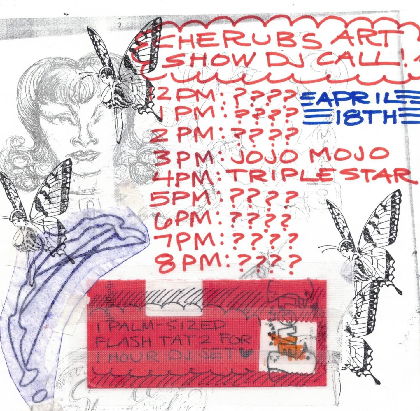 ❤️ Looking for DJs ❤️ DM 2 claim one of these spots as a trade for a palm sized tattoo by @sexyhotrash / @mlarsontats / @ciaoeric_ 🎶 Plz share w ur DJ friends 🙏