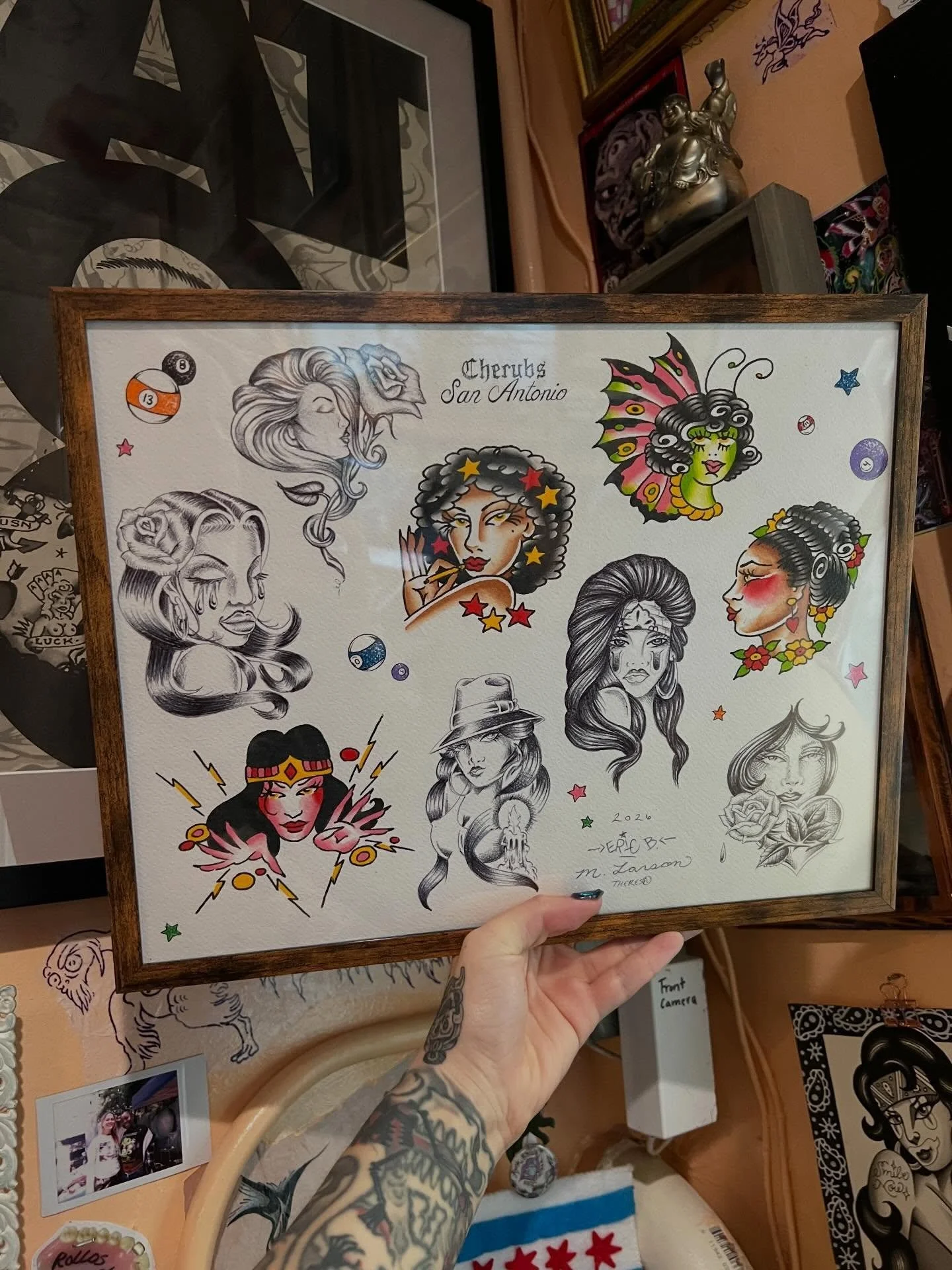 $100 flash drop for the month of MAY!! 😍 Arms + legs only, walk in or book an appointment starting TOMORROW 2 get one :-) ~color designs can also be done in all black~

Sheet by @ciaoeric_ + @sardine_city + @mlarsontats 

Cherubs Tattoo
1601 Guadalu