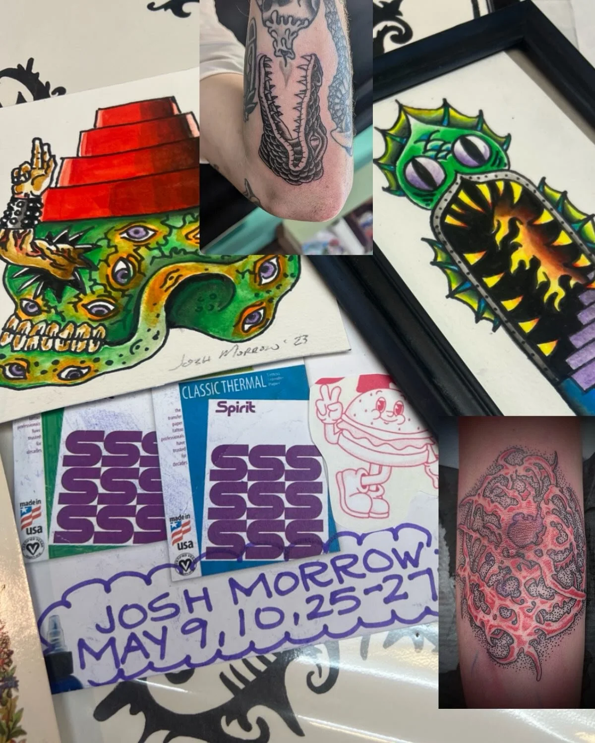 🚨 GUEST ARTIST 🚨 @jmorrow_tattoo MAY 9, 10, 25-27 🚨 we are excited to have Josh will be back tattooing with us this month!! DM him 2 book!

Cherubs Tattoo
1601 Guadalupe St.
San Antonio, TX
210-251-2986

Josh Morrow is a tattoo artist from Austin,