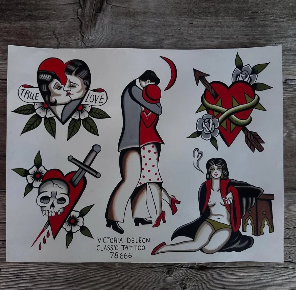 🚨 5/29-30 GUEST ARTIST: VICTORIA DE LEON @skelletori 🚨 Tori will be guesting with us this FRIDAY and SATURDAY only!! She would love to do any of these flash designs and is also open to custom work!! DM her 2 book in ❤️