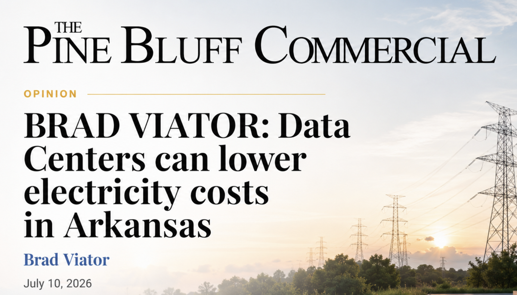 Pine Bluff Commercial: Data Centers can lower electricity costs in Arkansas