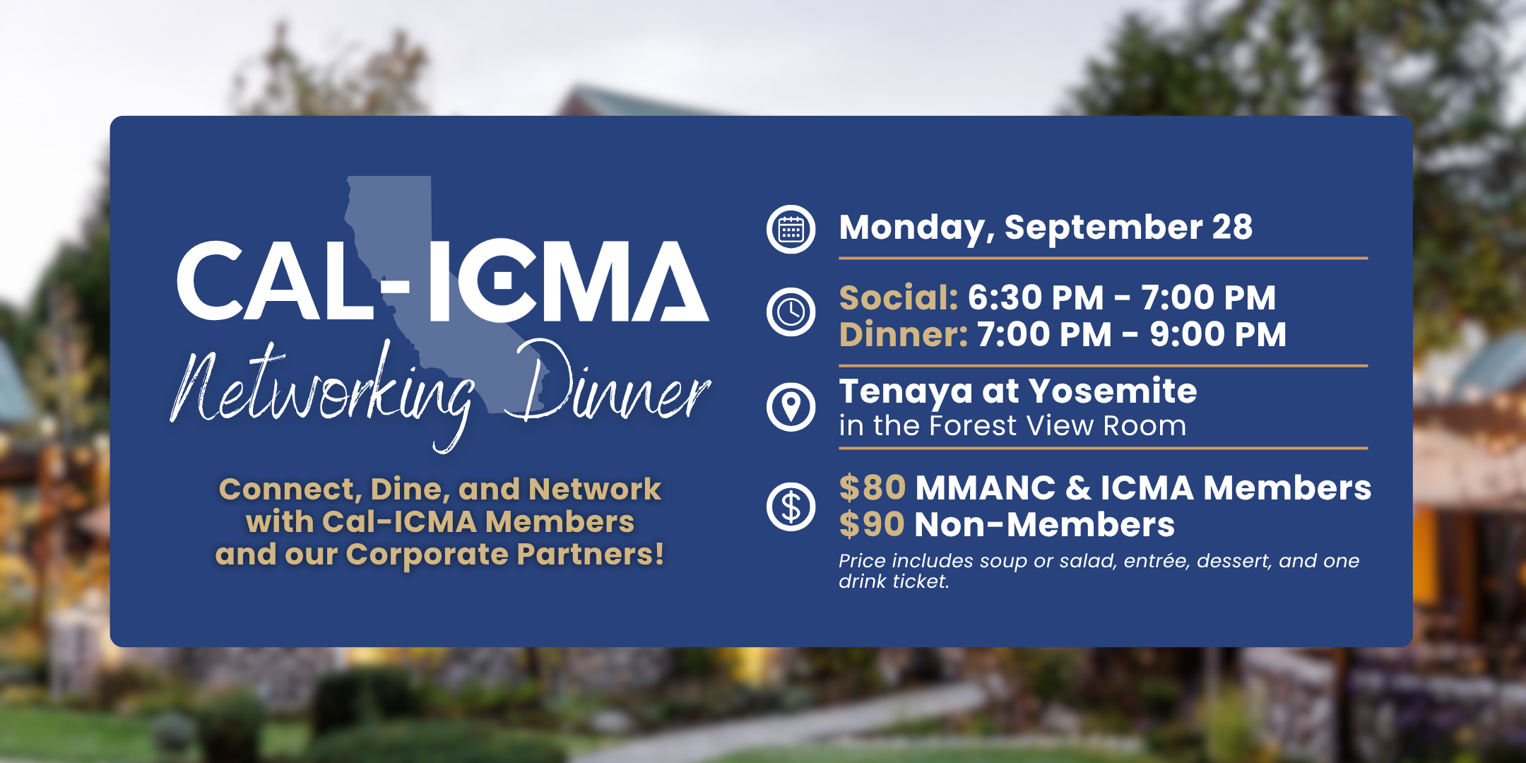Cal-ICMA Networking Dinner at 2026 MMANC Conference