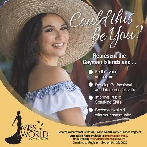 Miss World Cayman Islands Seeking Contestants for 2021 Pageant