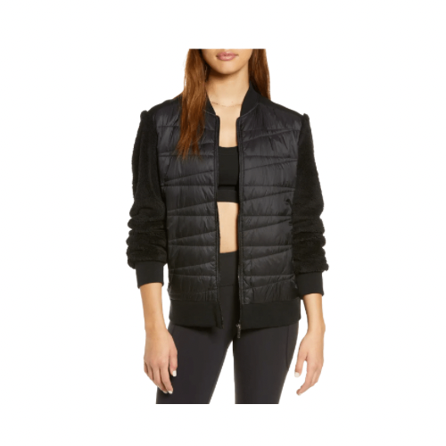 Quilted active jacket