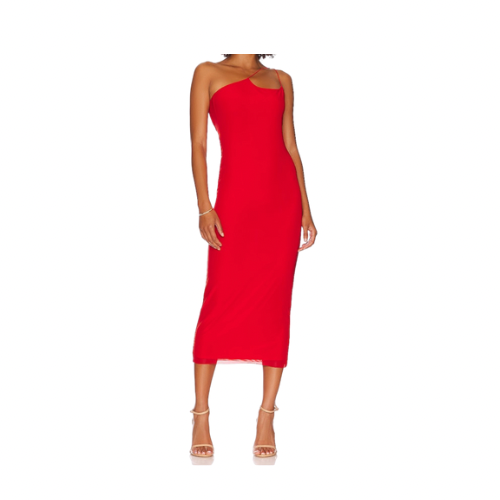  Analena midi red dress from revolve 