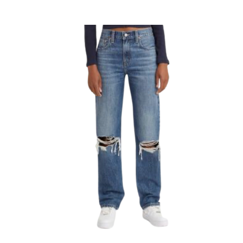 Straight wide legged jeans
