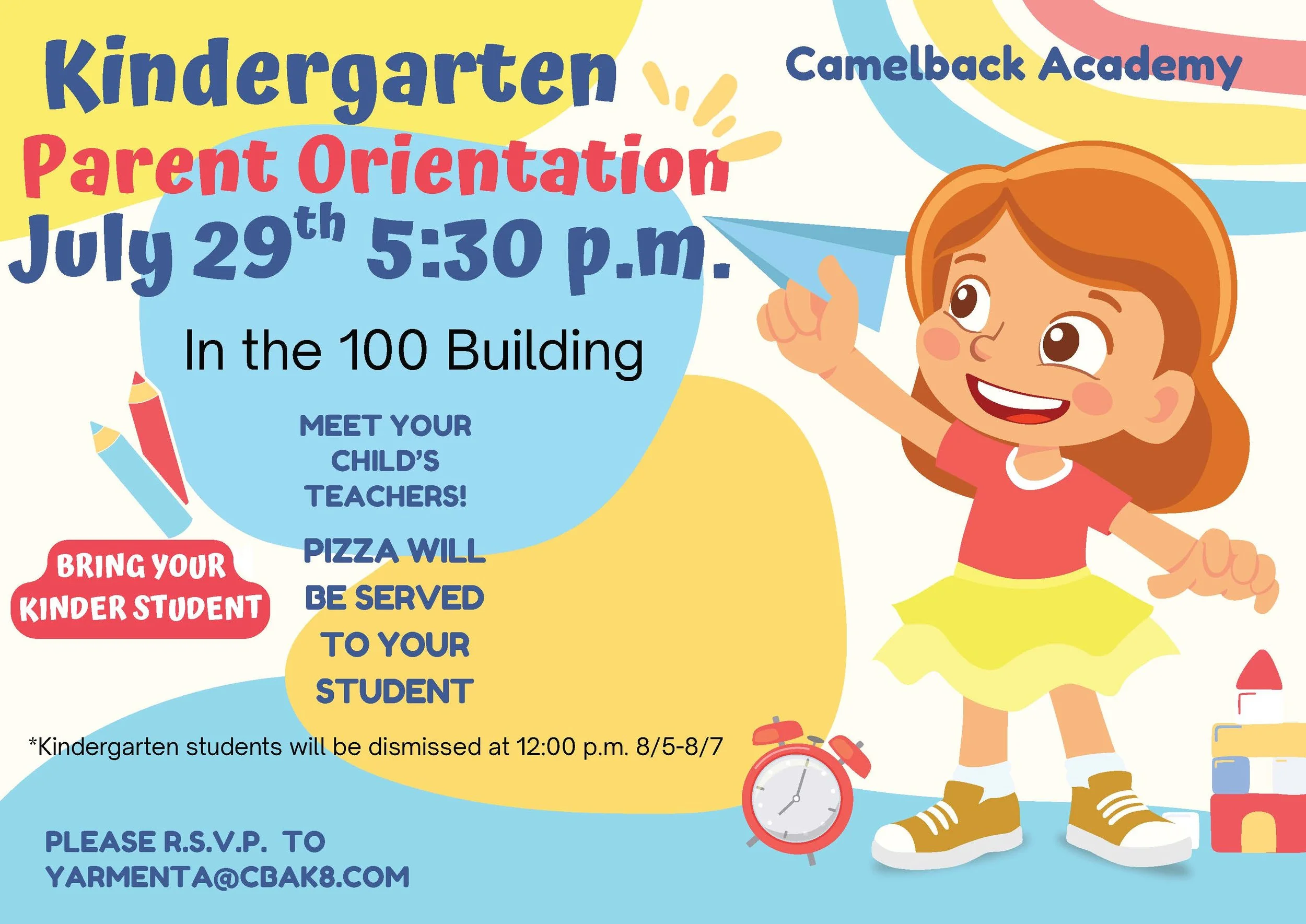 Kindergarten Parent Orientation