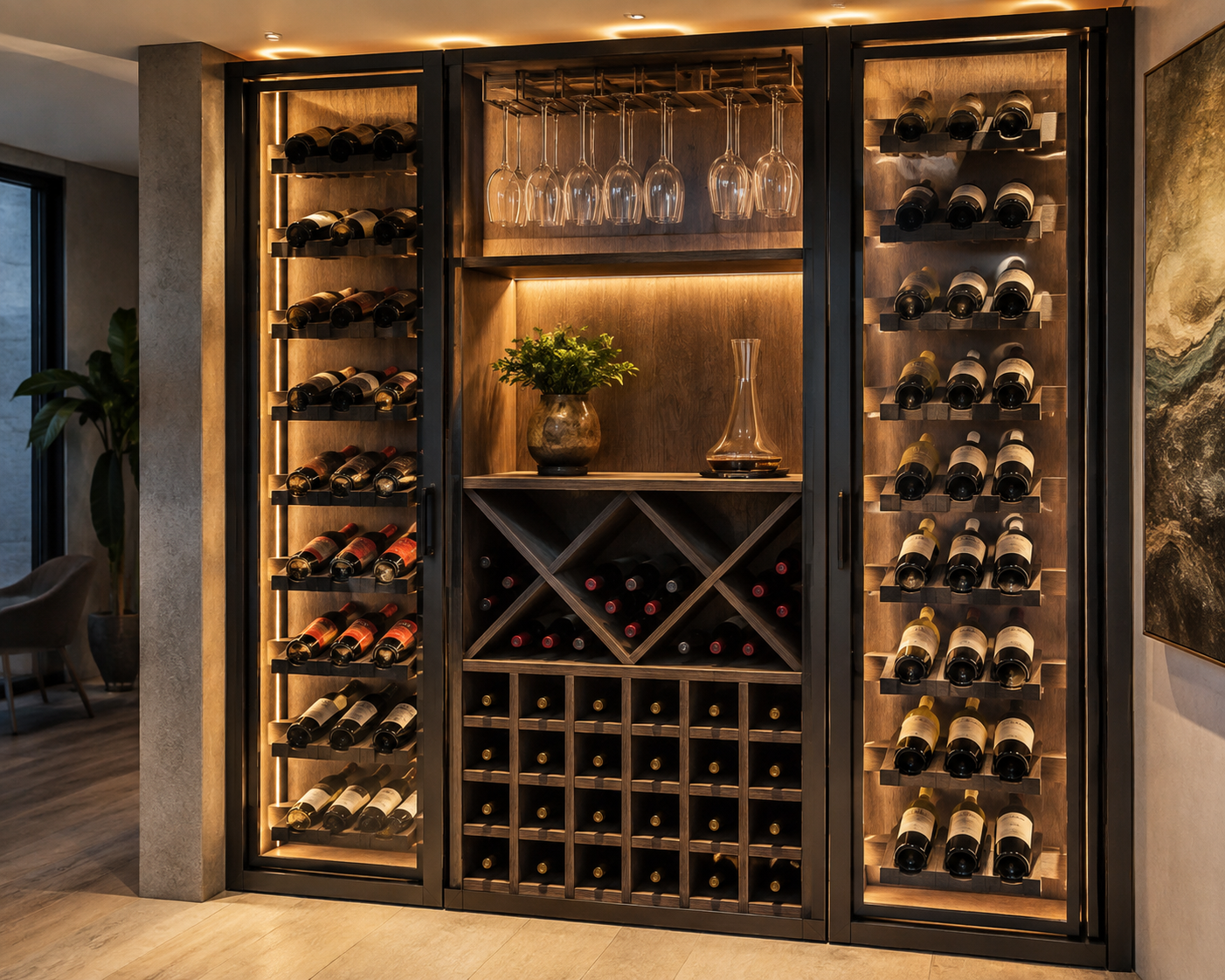 wine storage cabinet