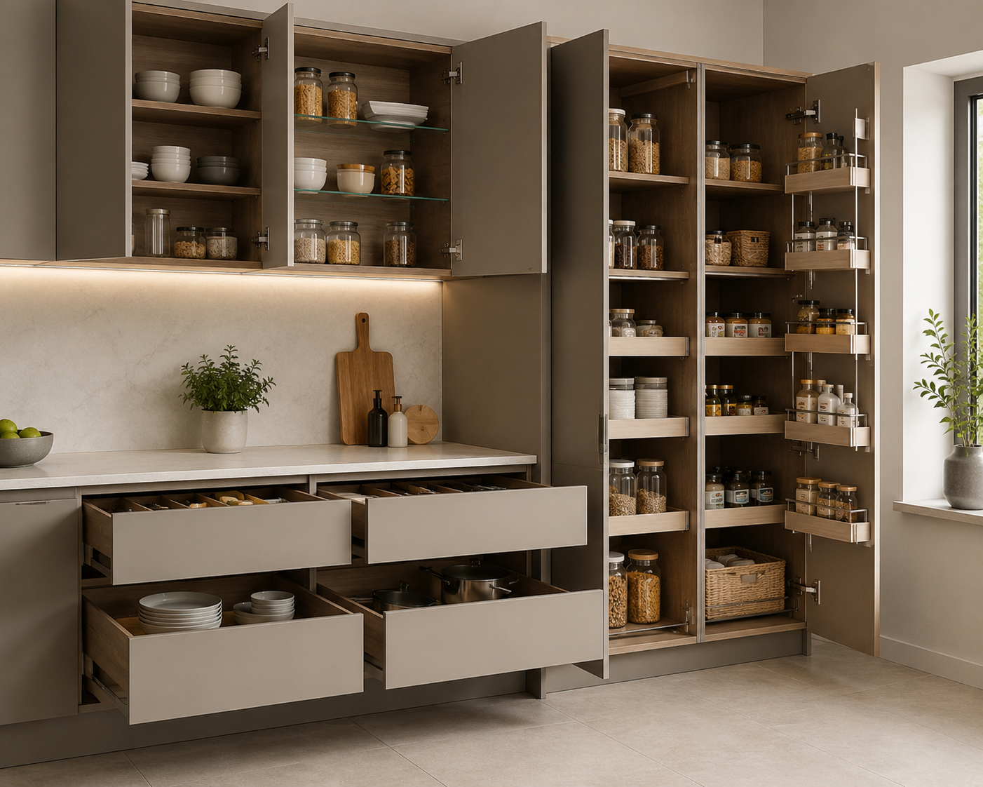 The Complete Guide to Kitchen Storage Cabinets: Ideas, Types &amp; Remodel Tips