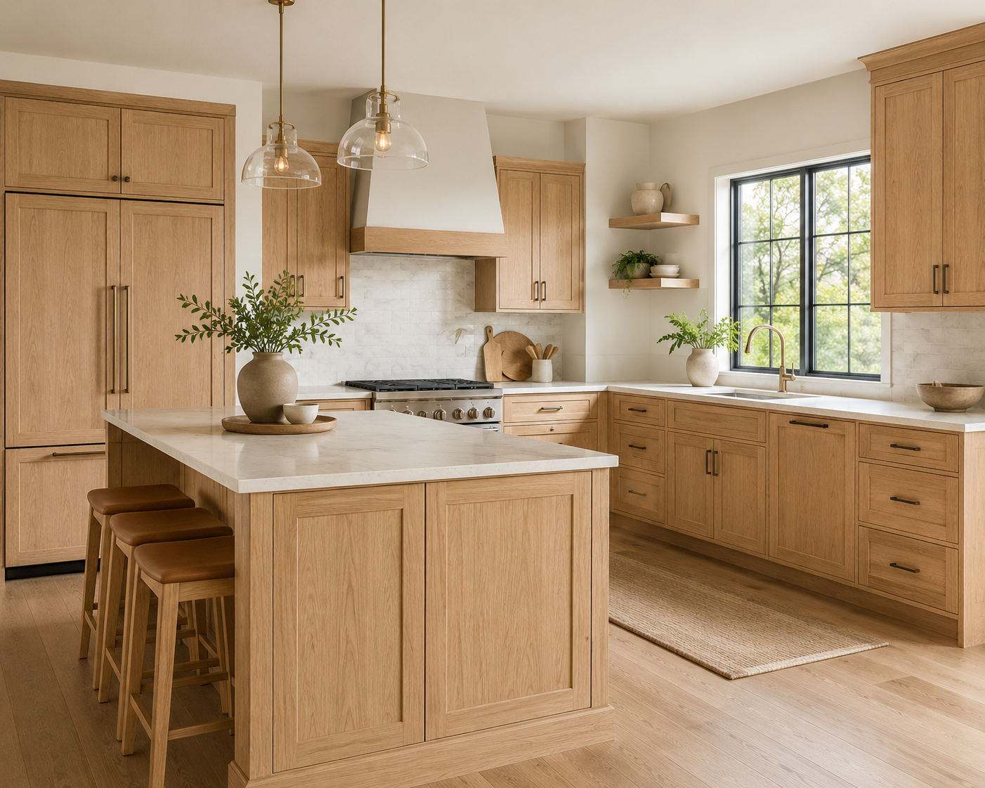 White Oak Kitchen Cabinets: Designs, Finishes &amp; Ideas for a Timeless Kitchen