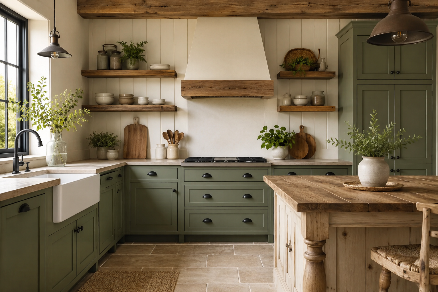 Farmhouse Kitchen Cabinets: The Complete Style &amp; Color Guide