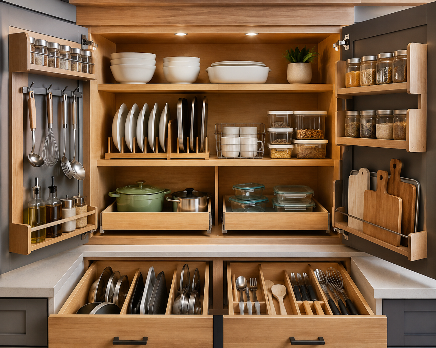 Kitchen Cabinet Organization Ideas That Actually Work in a Real Family Kitchen