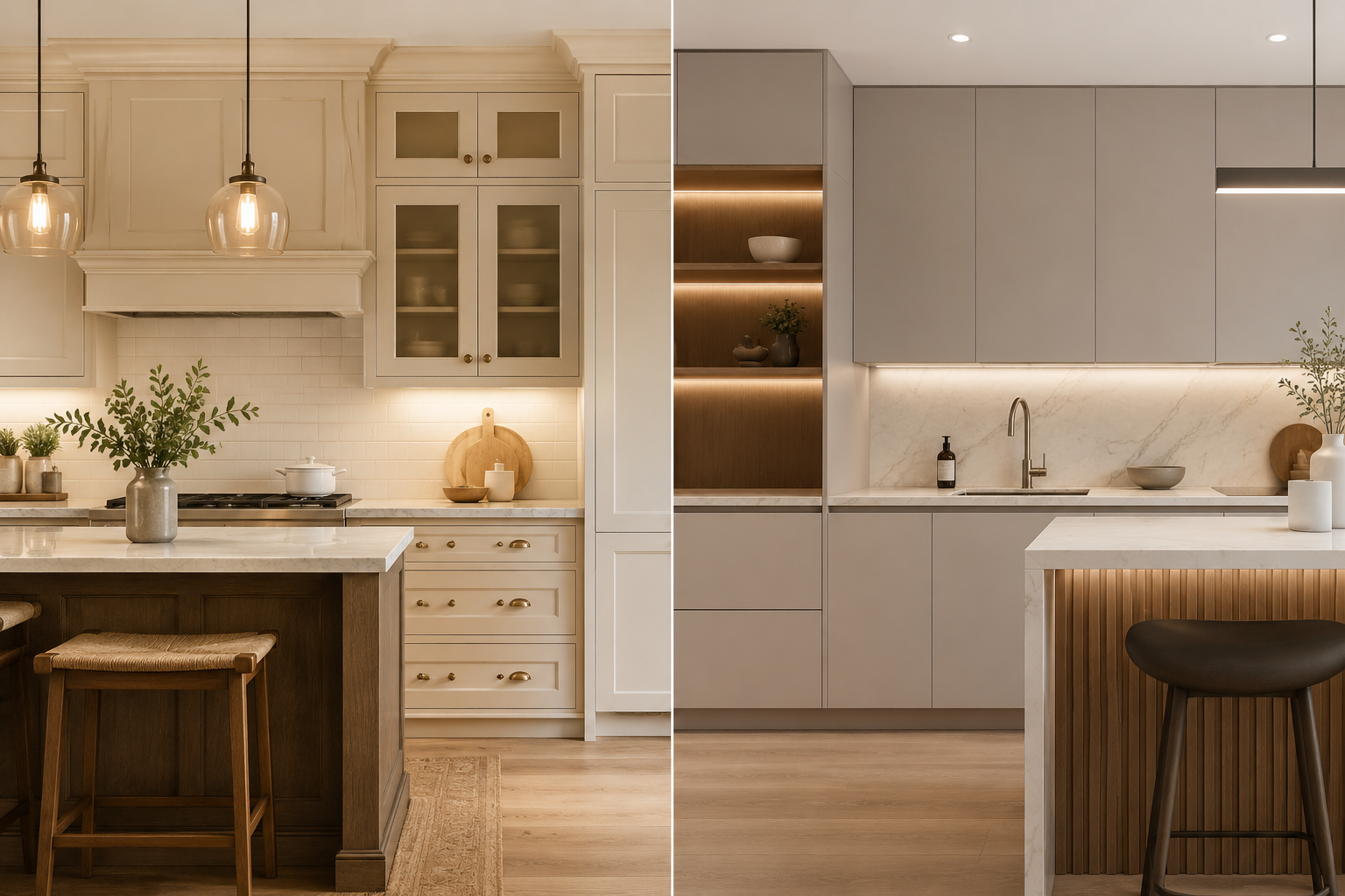 Framed vs Frameless Cabinets: Which One Fits Your Kitchen Best?&nbsp;