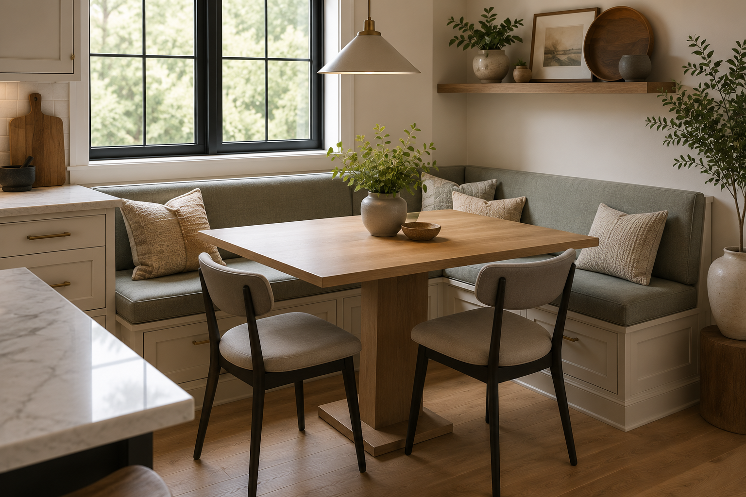 Kitchen banquette seating