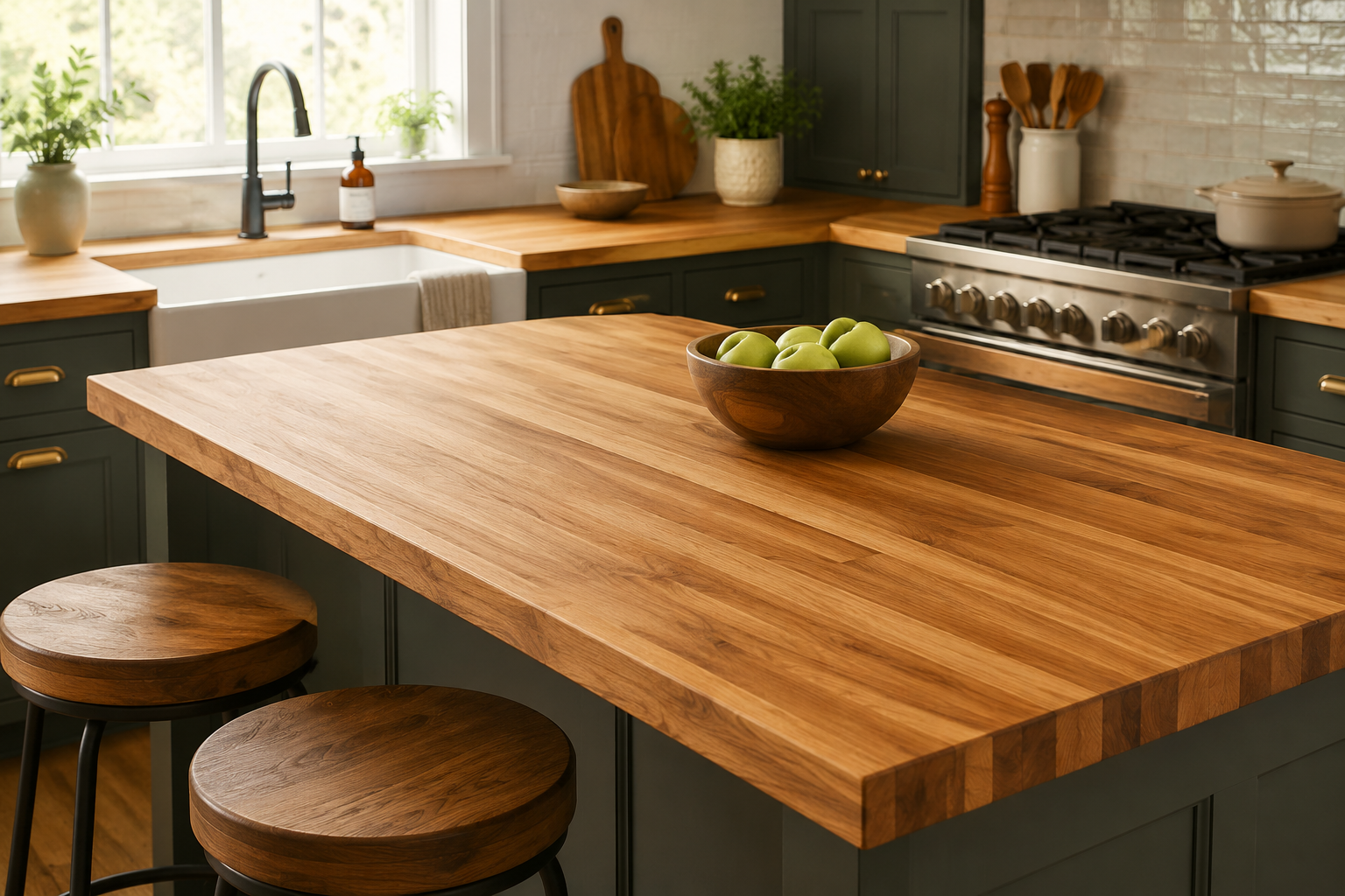 butcher block countertops