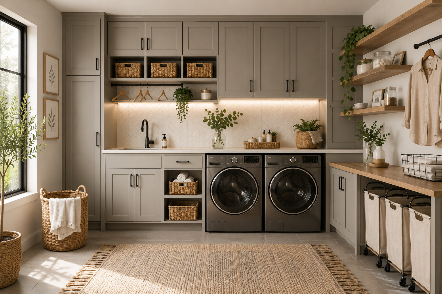 Laundry room cabinet ideas