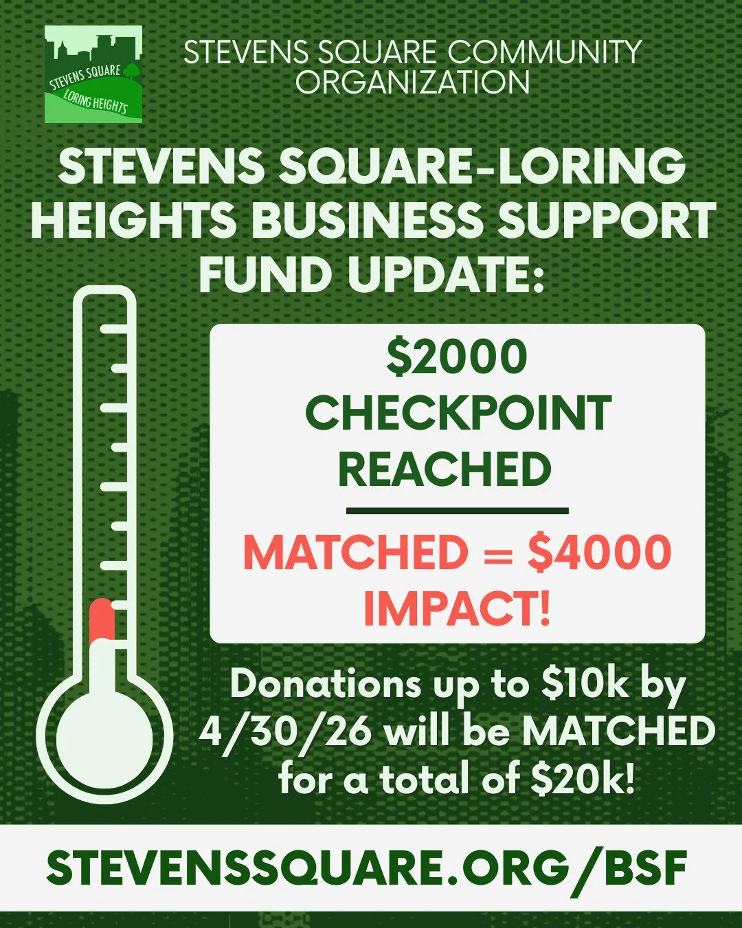 We have 3 exciting updates for our Business Support Fund!!

FIRST: This morning, we hit $2000 in donations!!! With our match, this means we have $4000 for grants for our businesses!! 💚

SECOND: Local small business @huntforvariety is hosting a fundr