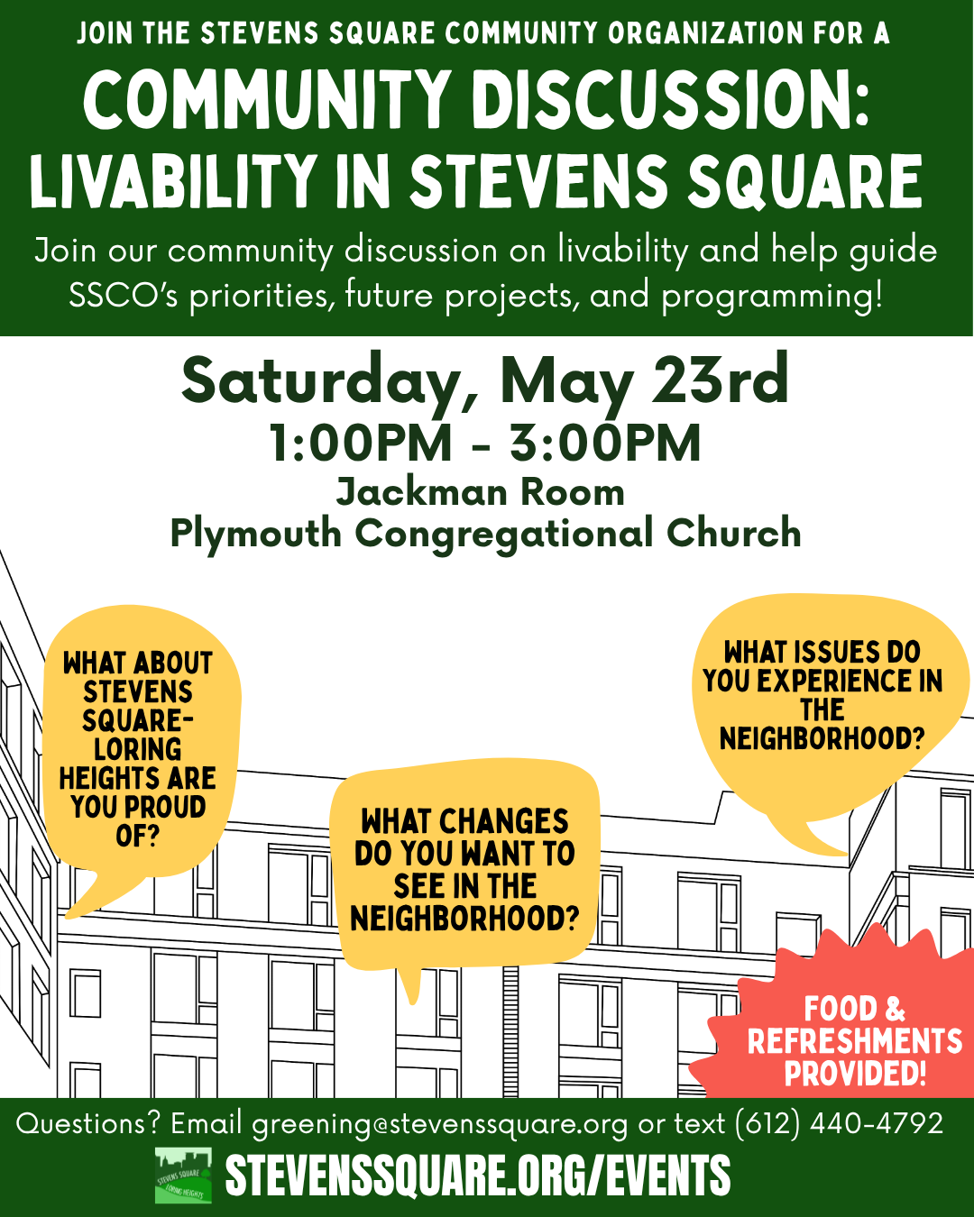 Community Discussion on Livability