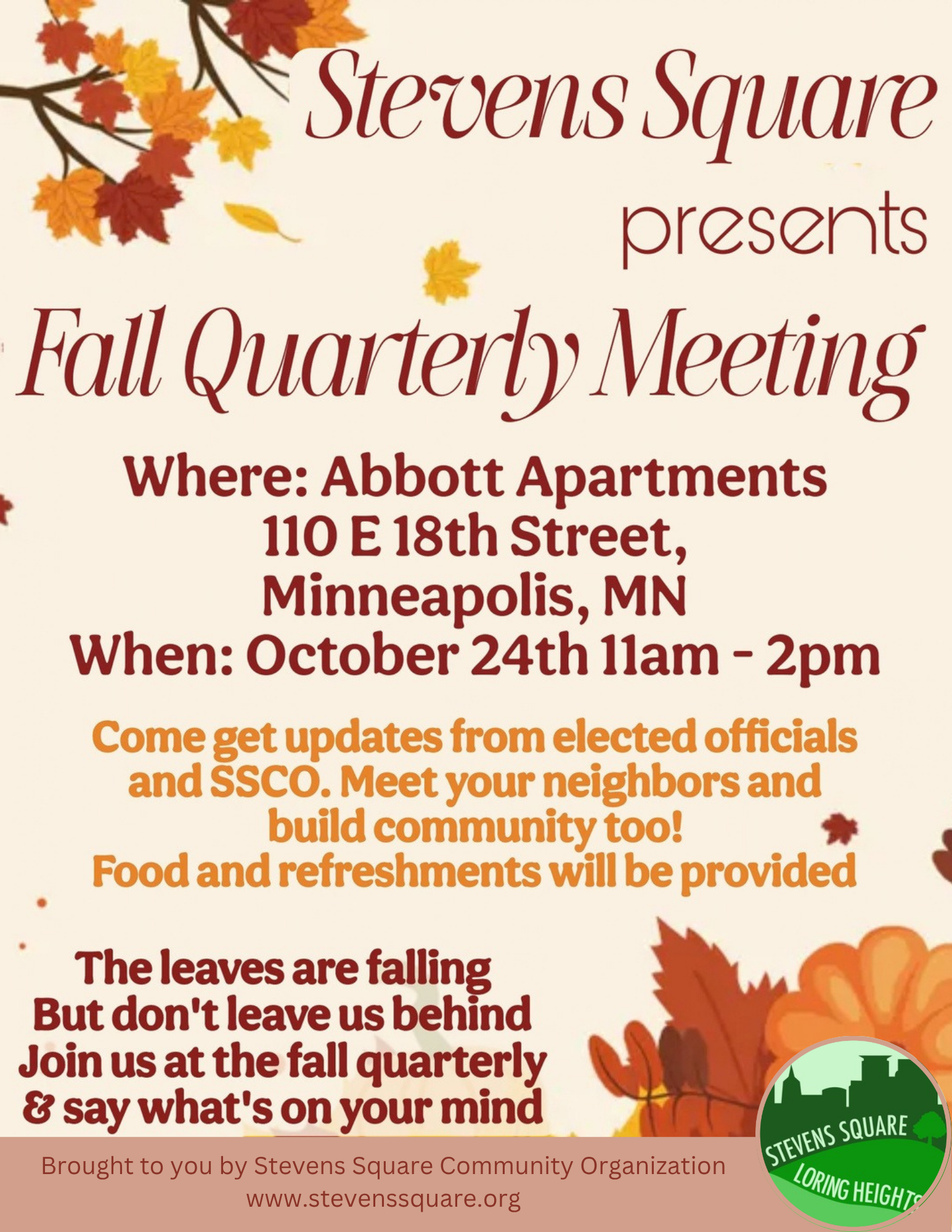SSCO Fall Quarterly Meeting