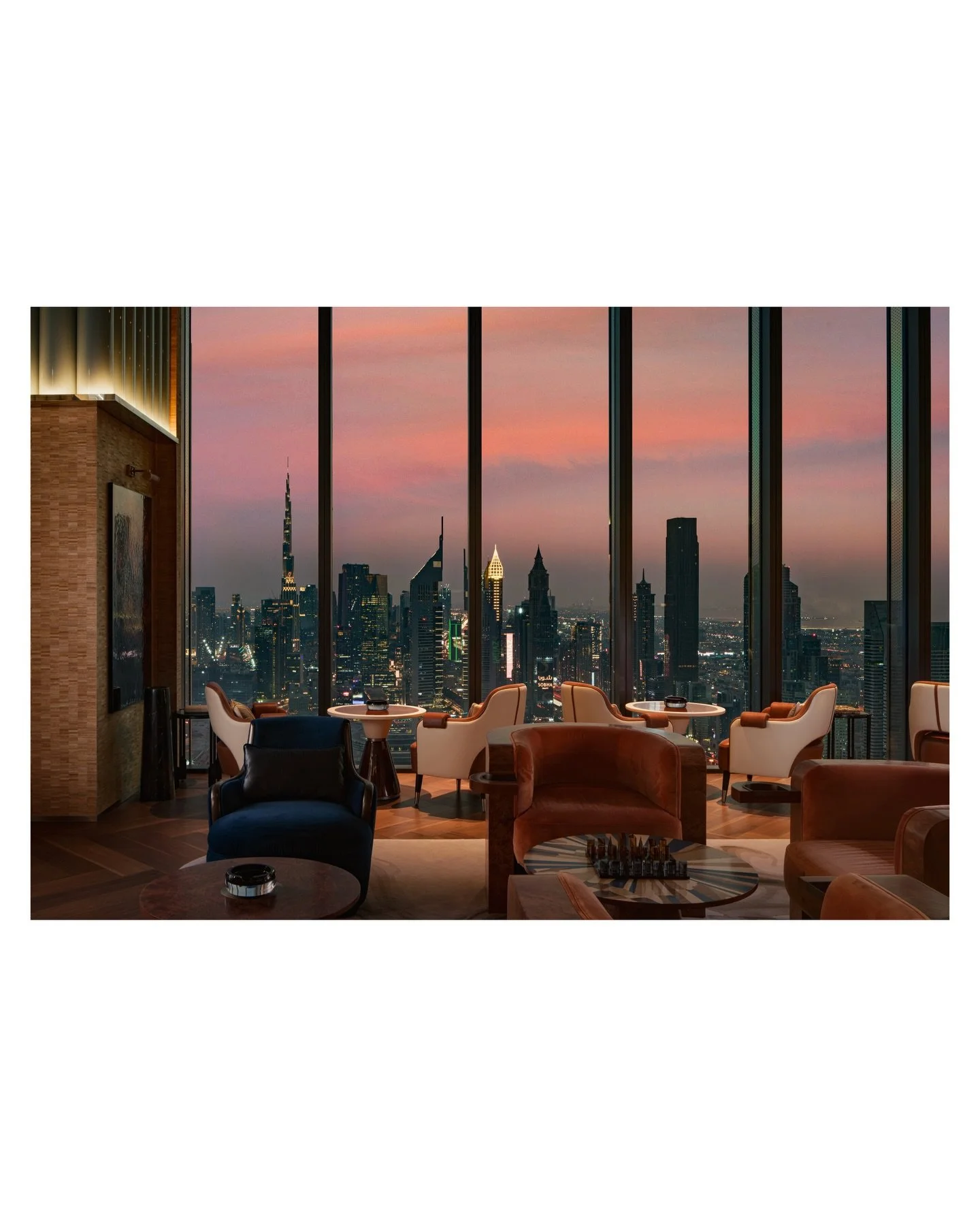 N53 at One&amp;Only One Za&rsquo;abeel &mdash; a refined cigar lounge designed by Bergman Design House, created as a sanctuary above the city where evenings unfold slowly and with intention. A beautifully atmospheric space to photograph.

Hotel | @oo