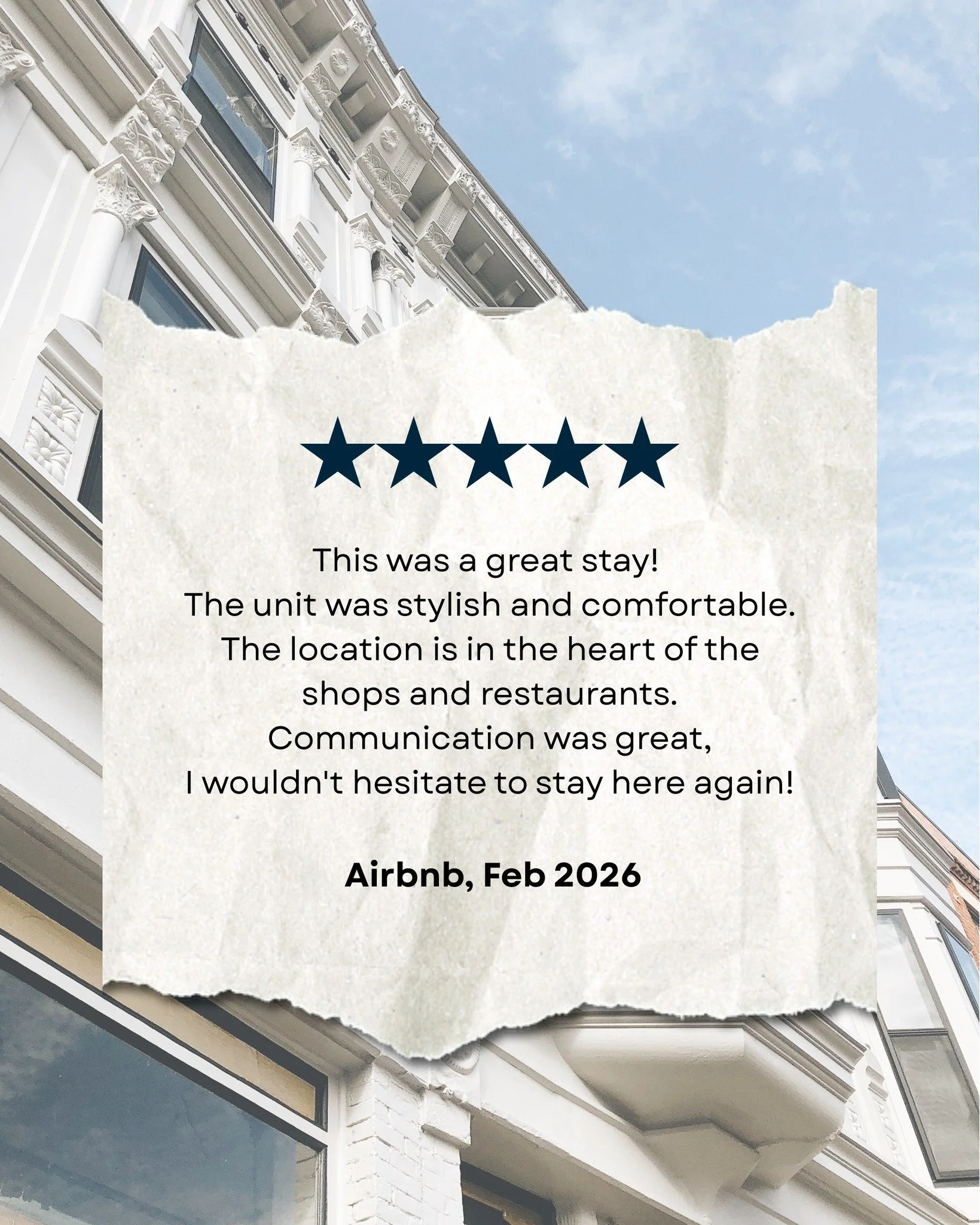 Five stars and a full heart. 🤍 As a proud Airbnb Superhost, reviews like this mean everything to us. Thank you for staying &mdash; and we hope to see you again soon.

 #BoutiqueHotel #GalenaIllinois #AirbnbSuperhosts #5starReview #UlyssesSuites #Air