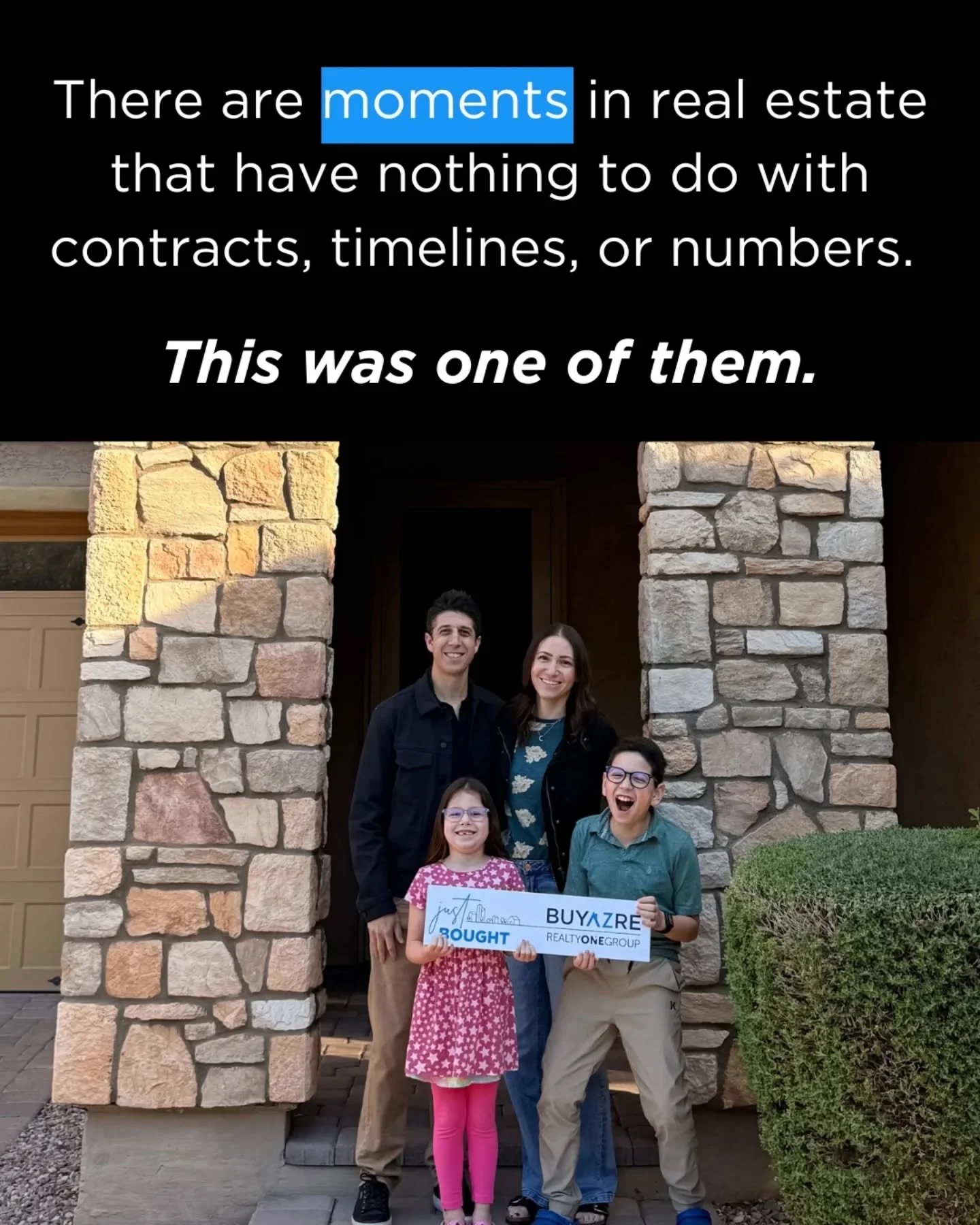 There are&nbsp;moments&nbsp;in real estate that have nothing to do with contracts, timelines, or numbers.

This was one of them.

We helped our clients sell a home that held years of memories...first mornings, quiet nights, laughter, growth, and chap