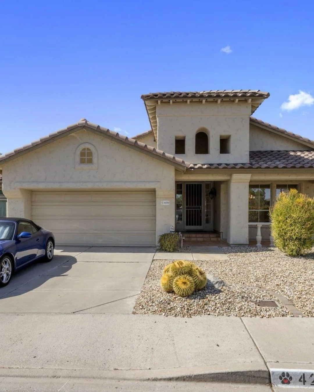 Move-in ready and meticulously maintained, this 3-bedroom, 2-bath home in sought-after Tatum Ranch offers the perfect blend of comfort and convenience. The functional floor plan features formal living and dining spaces, a spacious primary suite with 
