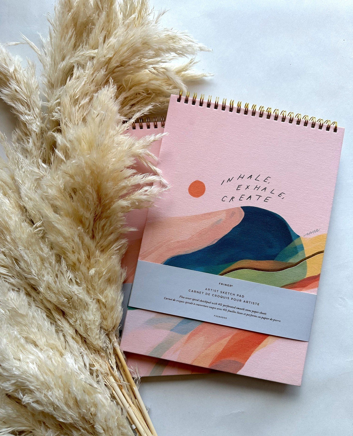 Inhale, exhale, create ✨️ The cutest sketchbook EVER available in store and online for only $20 💛