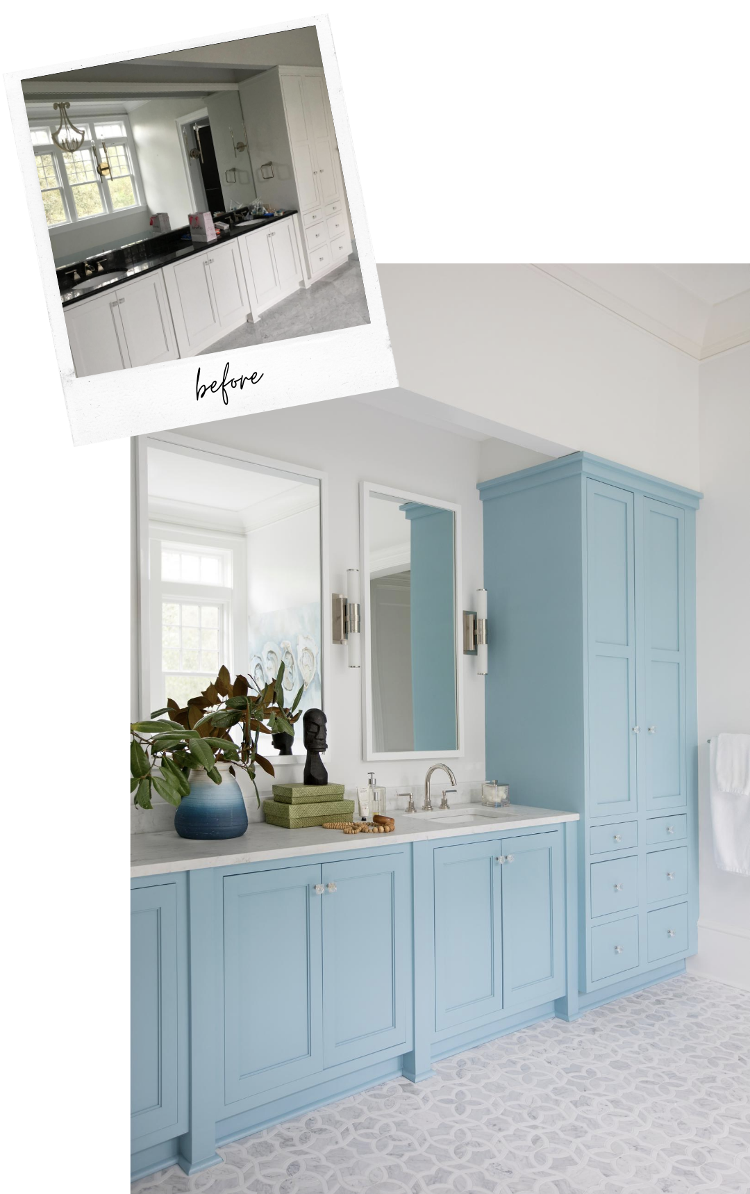 moore custom design on Behind The Scenes Bathroom Reno Swd