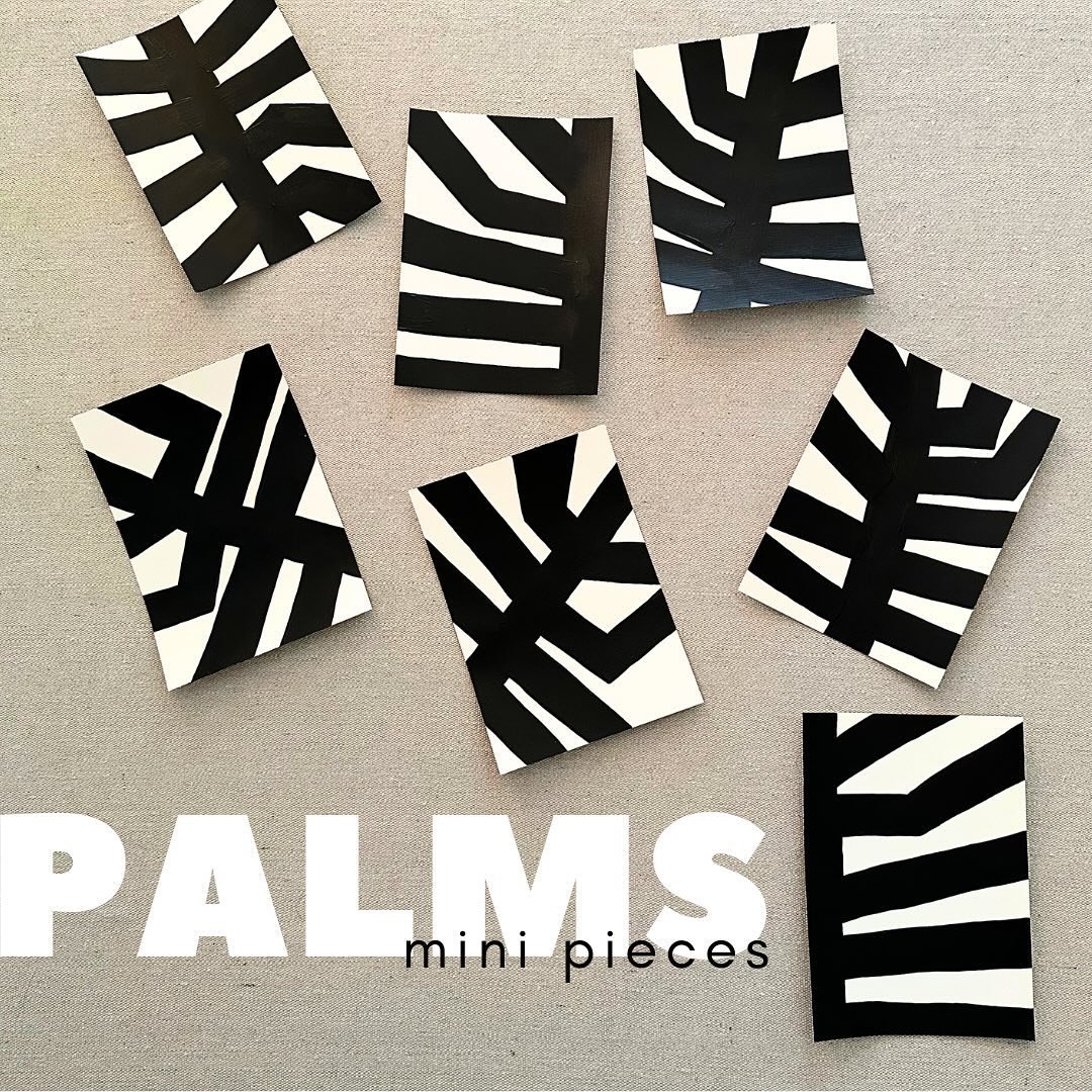 MINI PIECES: PALMS 

5x7 acrylic on paper

$48 + $7 shipping 

Ships unframed but fits in a standard size frame for easy framing! 

DM which number you&rsquo;d like along with your email to purchase.