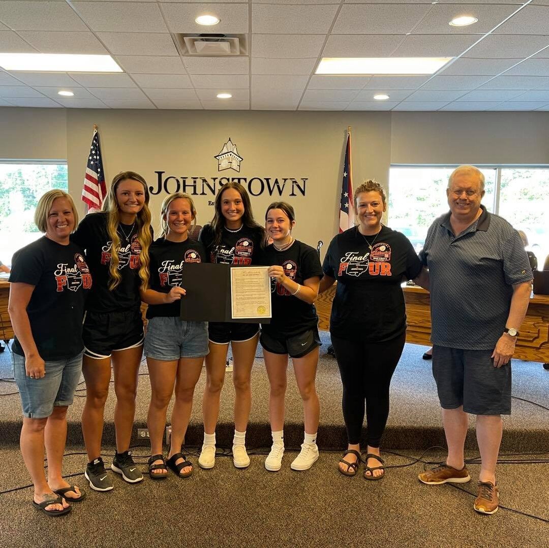 Mayor Dutcher presented the Johnnies Final Four softball team with a proclamation at this evenings council meeting. July 6, 2021 is hereby proclaimed as &lsquo;Champions Day&rsquo; in honor of the team and their accomplishments! 👏 🥎 👏🥎