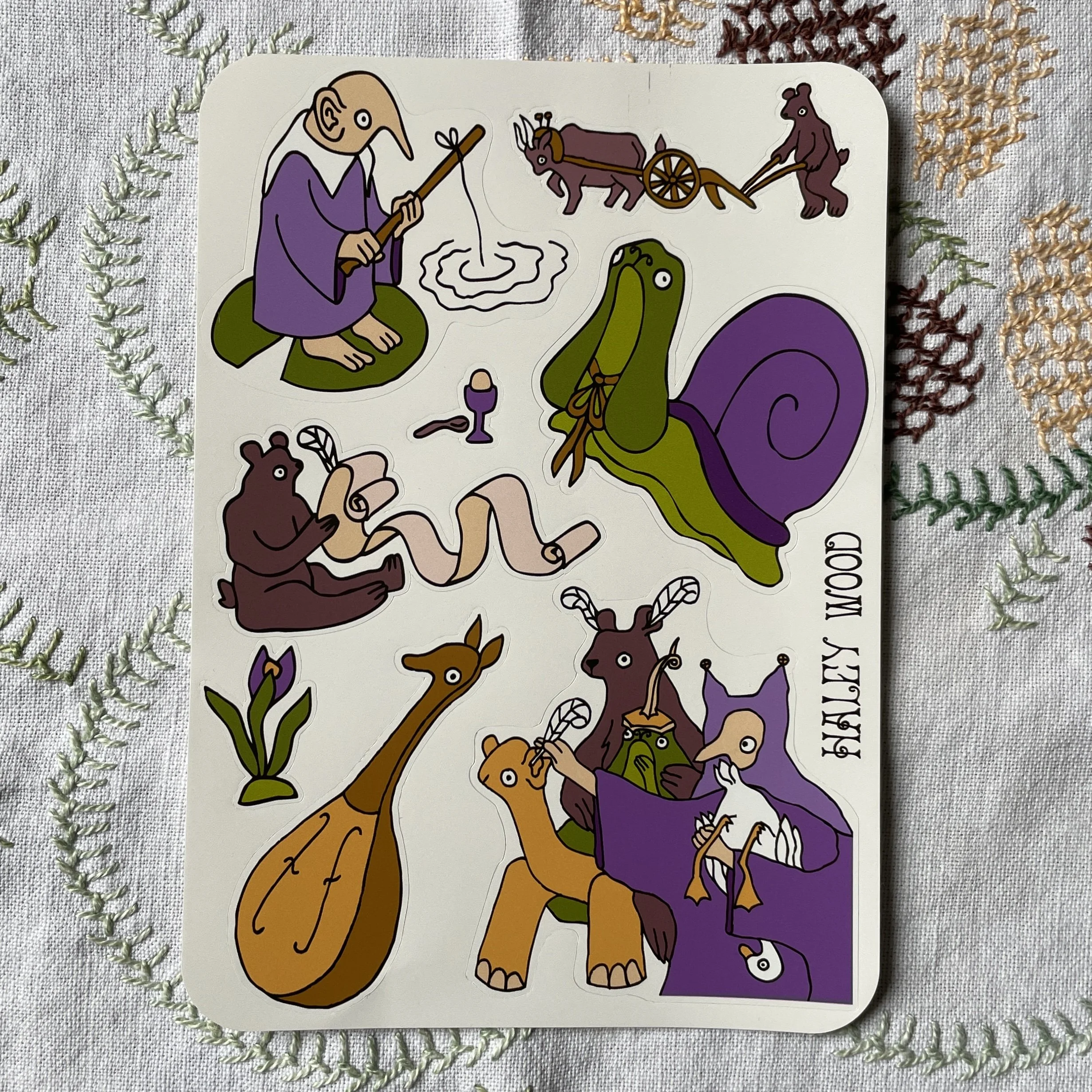 Hawthorn 5x7" Sticker Sheet