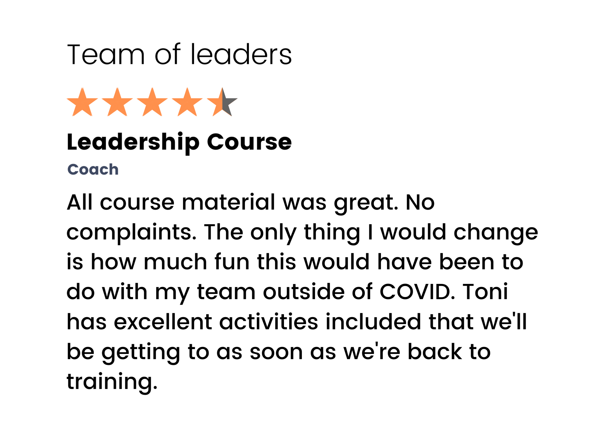 Academy — Lead Sports Co.