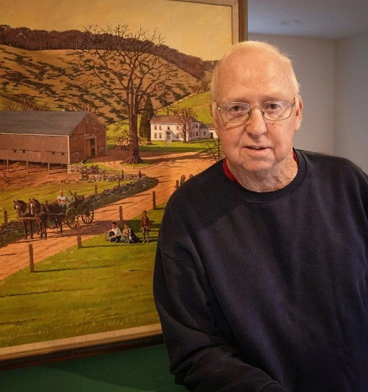 Russell Buzzell is the NB Town House Artist of the Month for August 2026