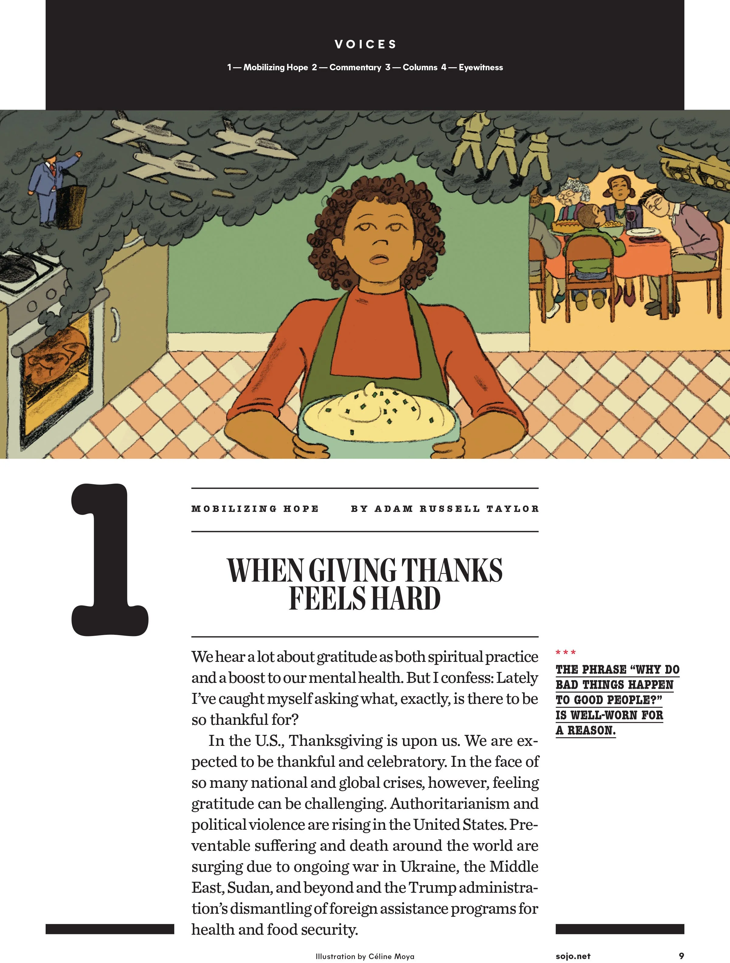 When Giving Thanks Feels Hard - Sojourners