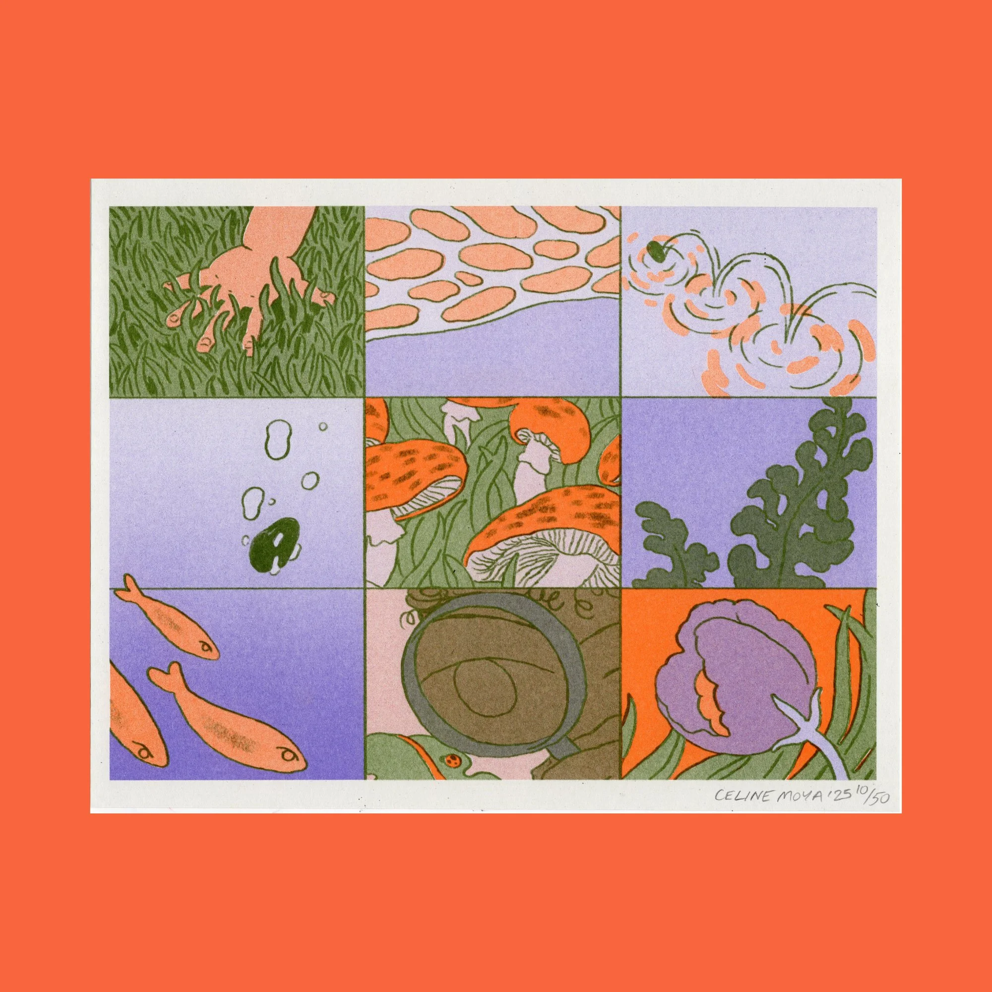 'Snippets' Riso Print