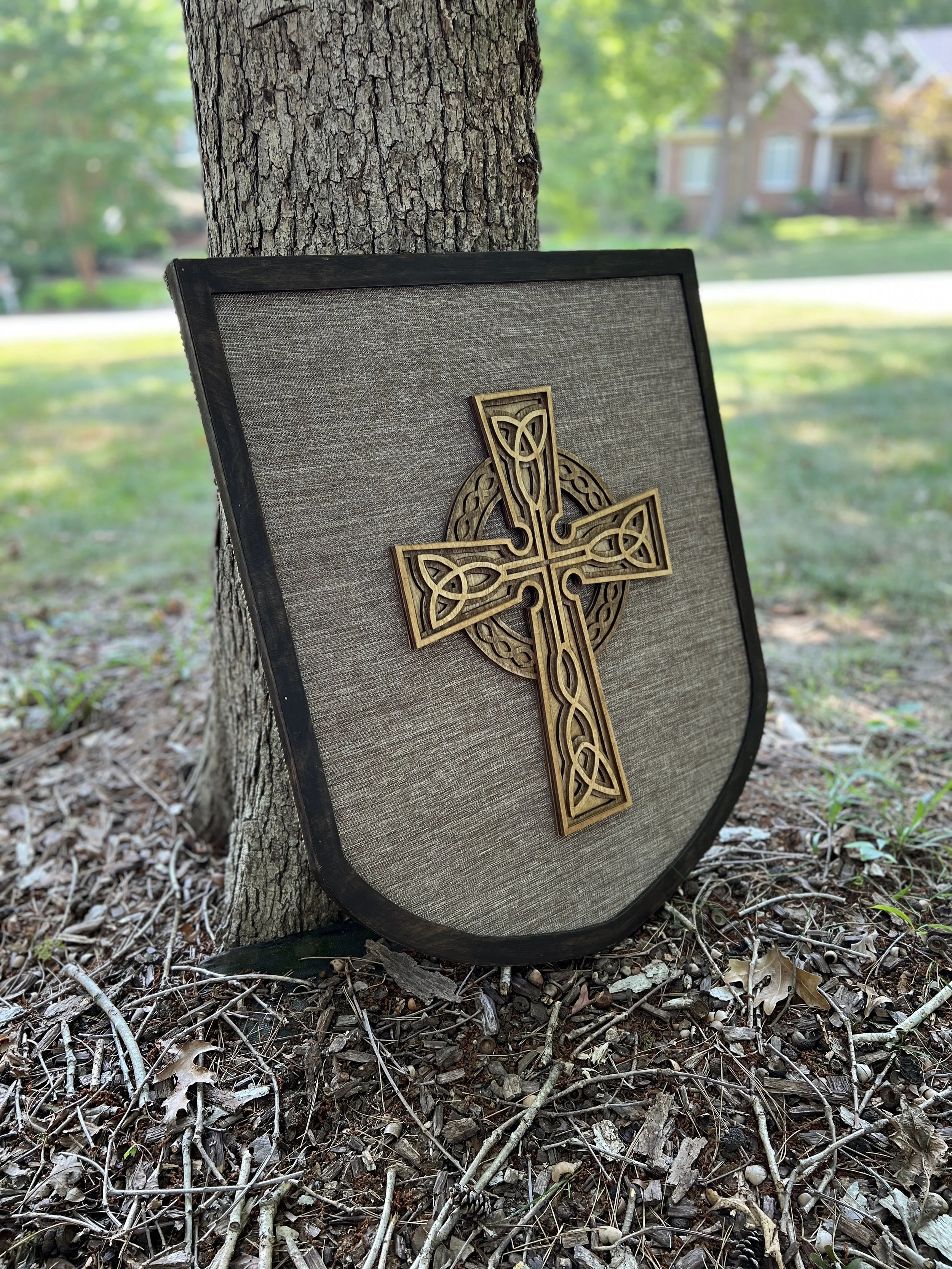 Reverse side. Celtic cross. Alex Fox design