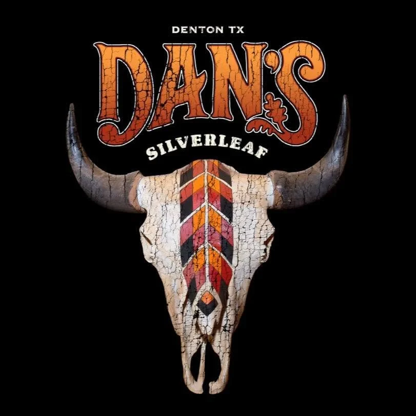 Decorated Cow Skull Dan's Silverleaf