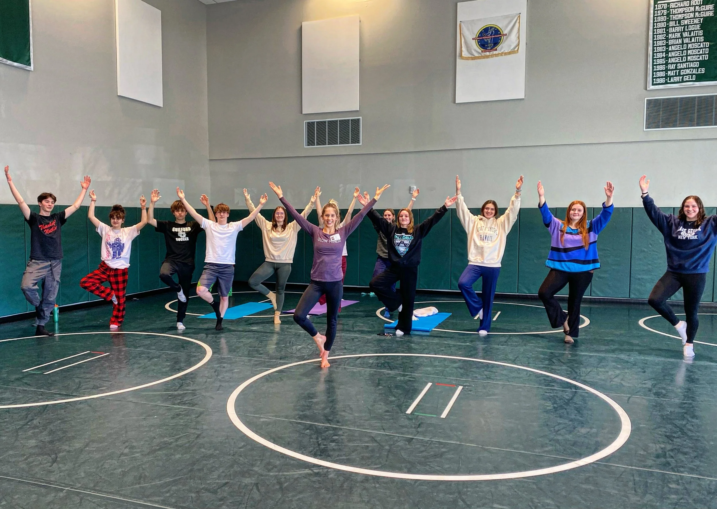 Guilford High School Yoga 2023.JPG