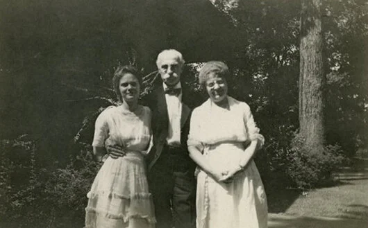 Elisabeth, George, and Frances Ball