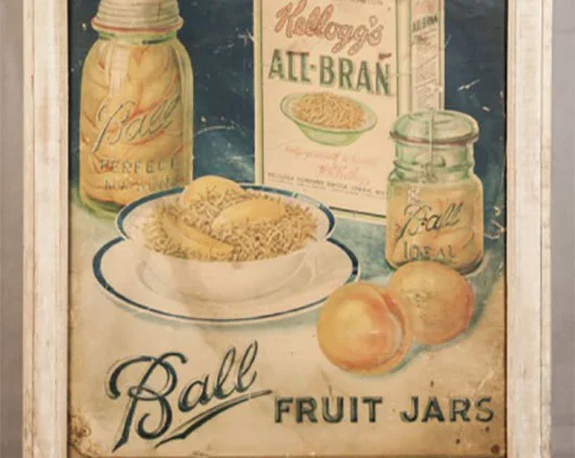 This poster, dating to the 1920s, promotes healthy eating. Minnetrista Heritage Collection