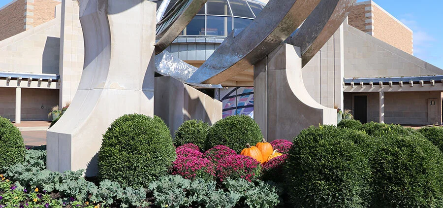 Our newly planted fall landscape by Catalyst.