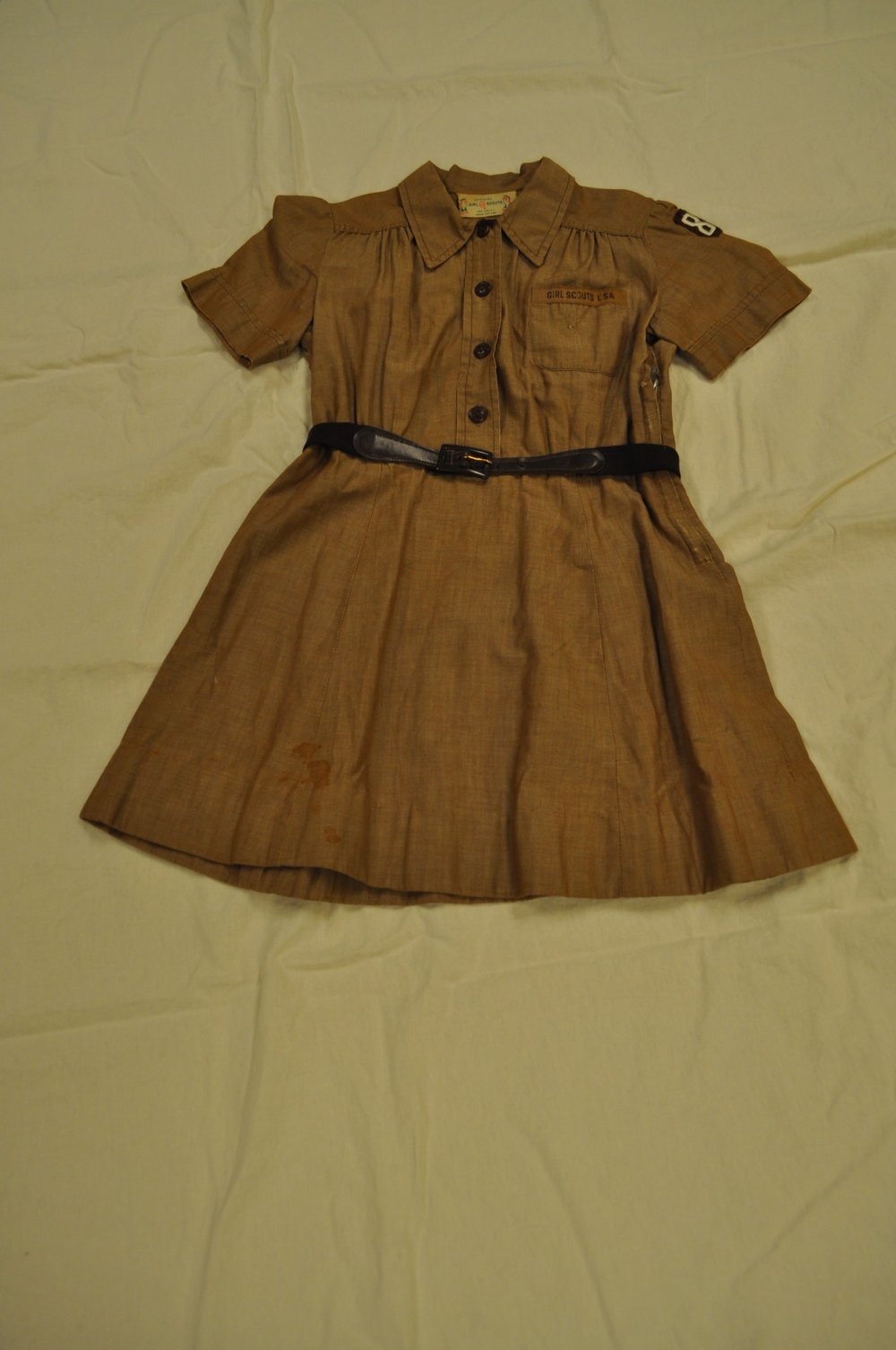 Figure 7: 1950s Brownie Uniform worn by a member of the Nauman family