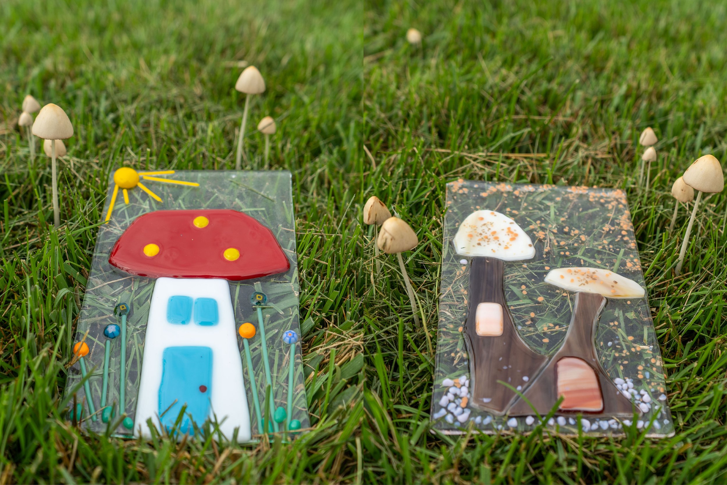 Fused Glass Workshop: Mushroom House
