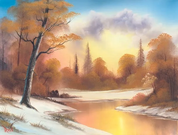 Bob Ross Painting Workshop: S17 E06—A Mild Winter’s Day
