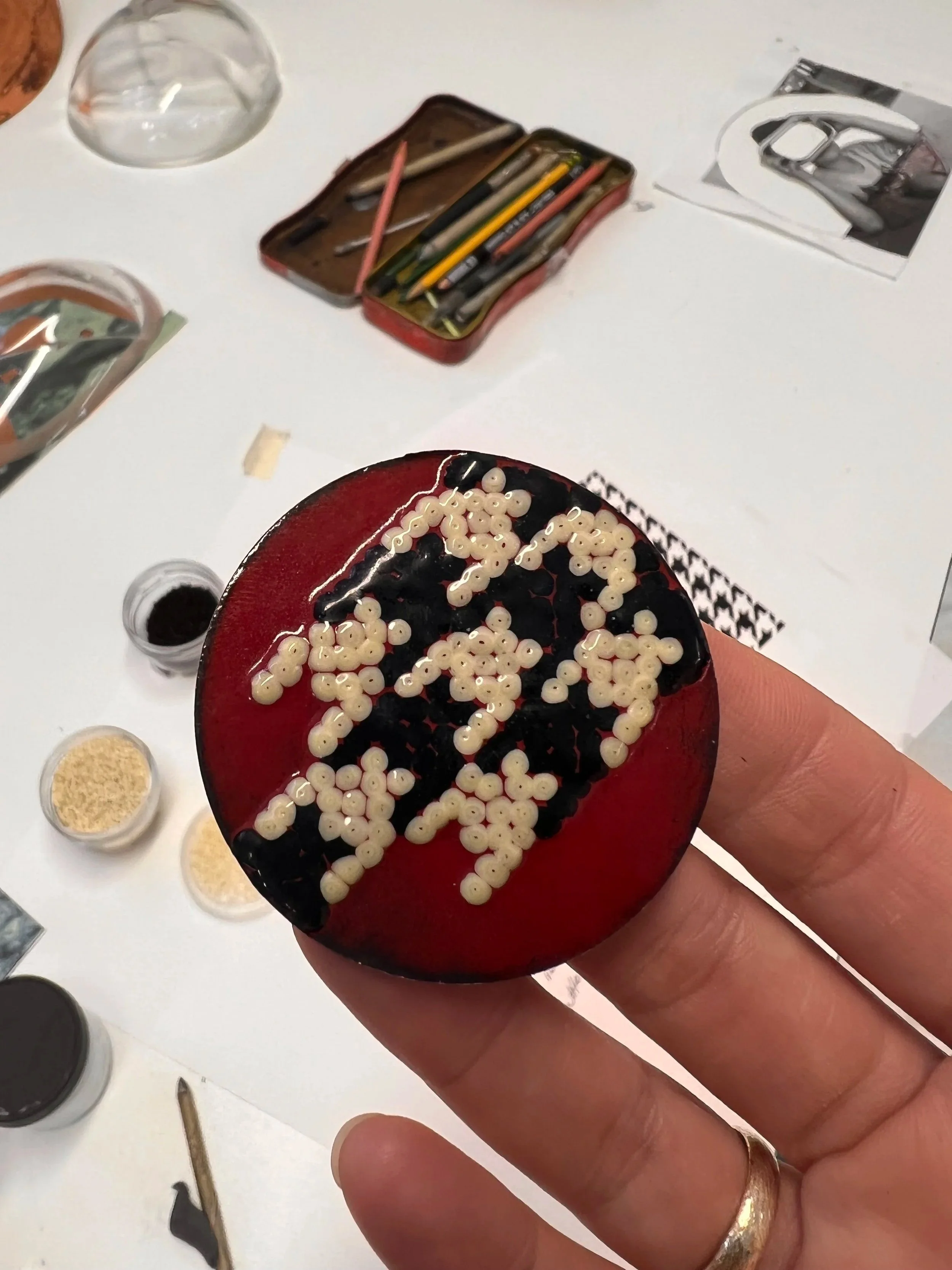 Glass Enameling Workshop: Threads of Home