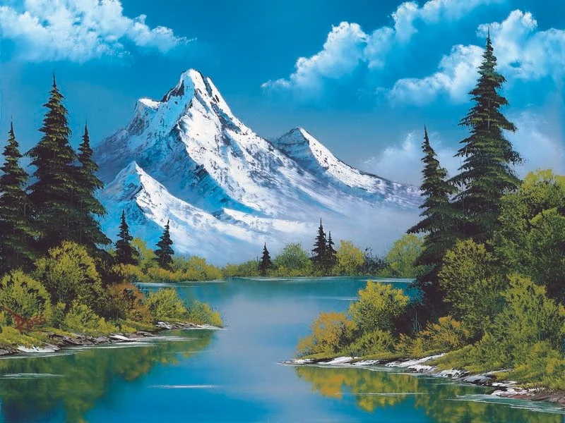 Bob Ross Painting Workshop: S12 E02—Mountain Reflections